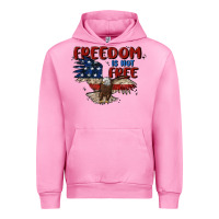 Fuchsia Pink freedom is not free Urban Hoodie - MaliasSmallBusiness