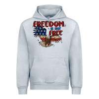 Heather Grey freedom is not free Urban Hoodie - MaliasSmallBusiness