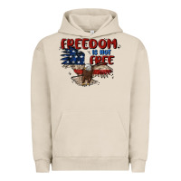 Pigment French Oak freedom is not free Urban Hoodie - MaliasSmallBusiness