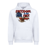 White freedom is not free Urban Hoodie - MaliasSmallBusiness