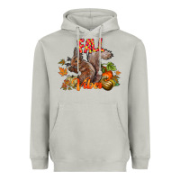 Moon Dust Fall Vibes Squirrel Heavyweight Hoodie - CowhideDigitalArt