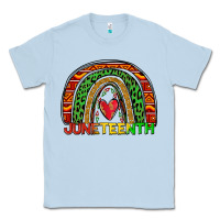 Dusty Blue juneteenth rainbow Classic Tee - Zillion Design Studio