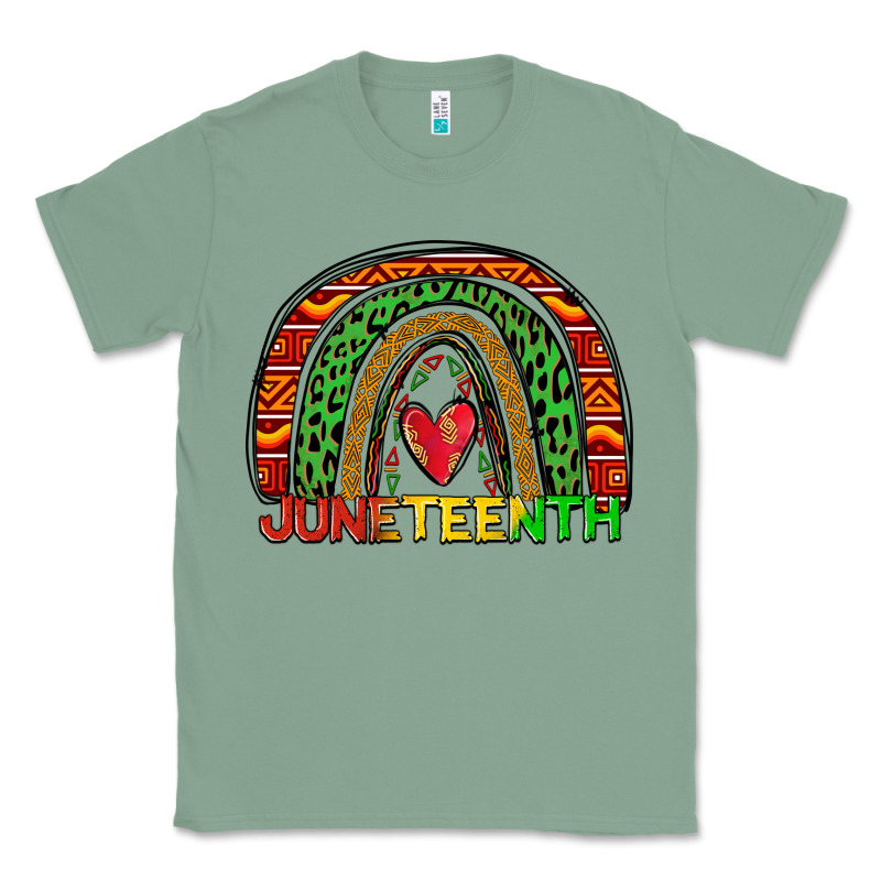 Juneteenth Rainbow Classic Tee by Zillion Design Studio | Teevron