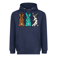Navy Western Happy Easter peeps Heavyweight Hoodie - Neo Western