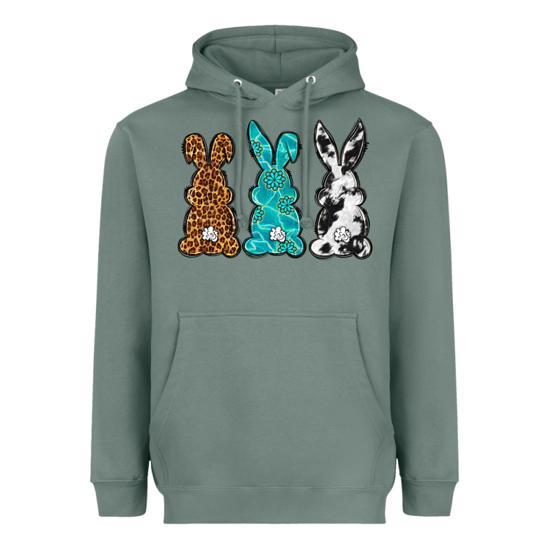 Western Happy Easter Peeps Heavyweight Hoodie by Neo Western | Teevron