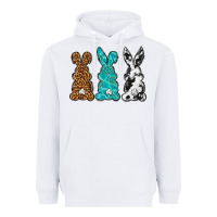 White Western Happy Easter peeps Heavyweight Hoodie - Neo Western