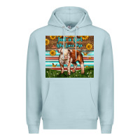 Blue Mist Just A Girl Who Loves Pig Premium Hoodie - LillyAllenDesigns