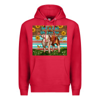 Cardinal Just A Girl Who Loves Pig Premium Hoodie - LillyAllenDesigns