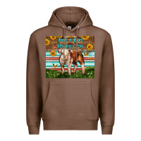 Chestnut Just A Girl Who Loves Pig Premium Hoodie - LillyAllenDesigns