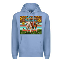 Colony Blue Just A Girl Who Loves Pig Premium Hoodie - LillyAllenDesigns