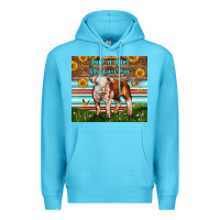 Ocean Blue Just A Girl Who Loves Pig Premium Hoodie - LillyAllenDesigns