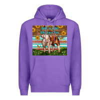 Purple Just A Girl Who Loves Pig Premium Hoodie - LillyAllenDesigns