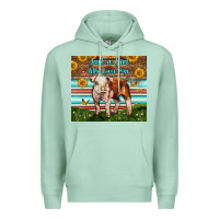 Seafoam Just A Girl Who Loves Pig Premium Hoodie - LillyAllenDesigns