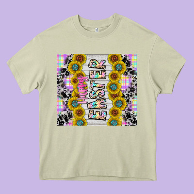 Happy Easter Heavy Core Tee Designed By Cowhidedigitalart