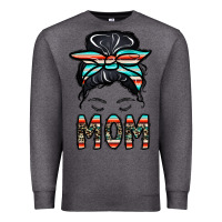 Charcoal Heather mom Premium Sweatshirt - CowhideDigitalArt