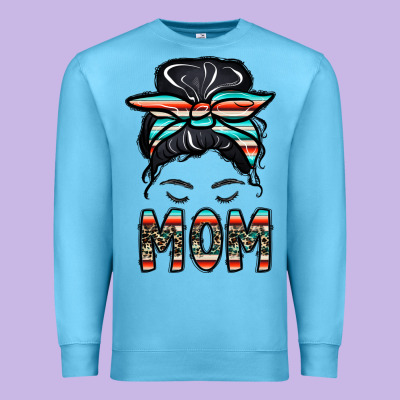 Mom Premium Sweatshirt Designed By Cowhidedigitalart