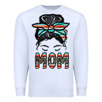 White mom Premium Sweatshirt - CowhideDigitalArt