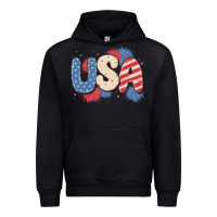 Black usa Urban Hoodie - MaliasSmallBusiness