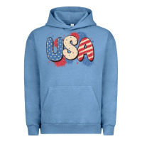 Pigment Pebble Blue usa Urban Hoodie - MaliasSmallBusiness