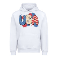 White usa Urban Hoodie - MaliasSmallBusiness