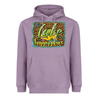 Lavender the lake is my happy place Heavyweight Hoodie - HRA Design Shop