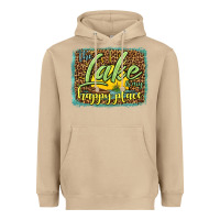 Mushroom the lake is my happy place Heavyweight Hoodie - HRA Design Shop