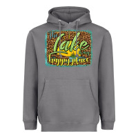 Storm the lake is my happy place Heavyweight Hoodie - HRA Design Shop