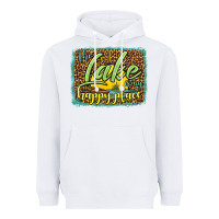 White the lake is my happy place Heavyweight Hoodie - HRA Design Shop