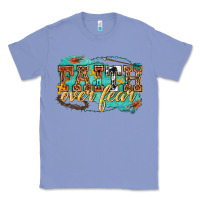 Colony Blue faith over fear Classic Tee - texasbilliewilder