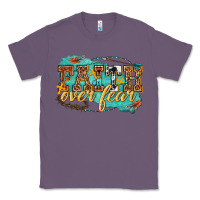 Lavender faith over fear Classic Tee - texasbilliewilder