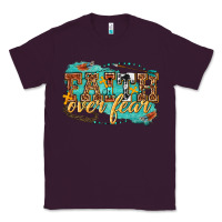 Plum faith over fear Classic Tee - texasbilliewilder