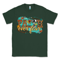 Sports Green faith over fear Classic Tee - texasbilliewilder