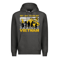 Charcoal Heather 1st air cavalry vietnam veteran Premium Hoodie - Jasminsmagicworld