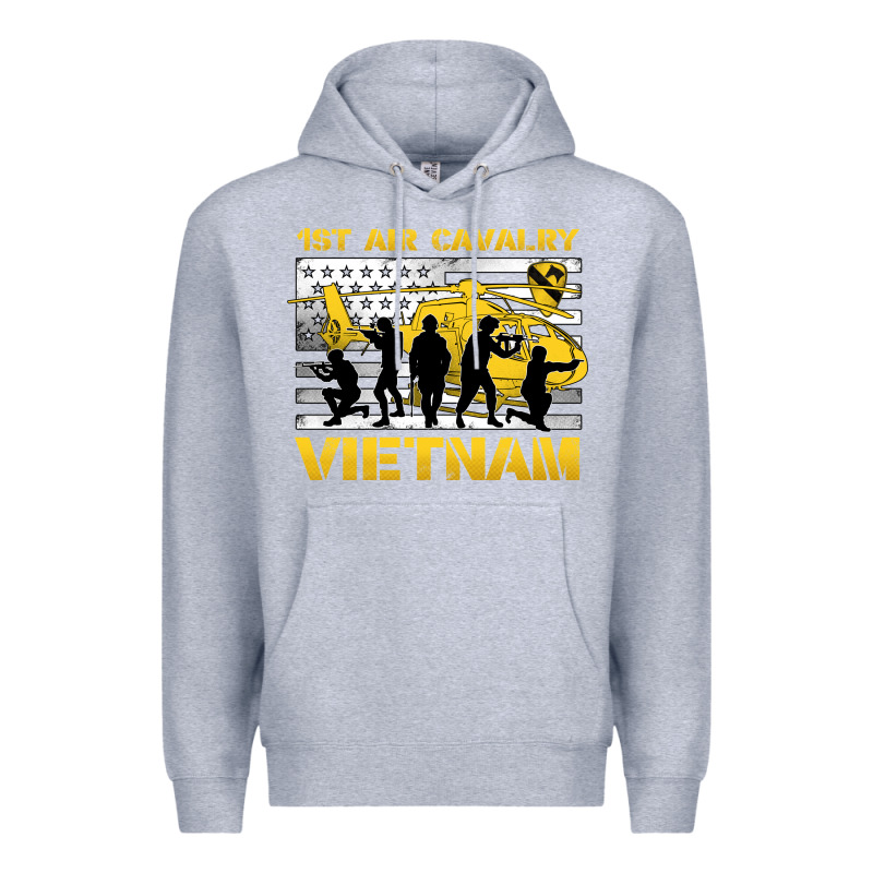 1st Air Cavalry Vietnam Veteran Premium Hoodie by Jasminsmagicworld | Teevron