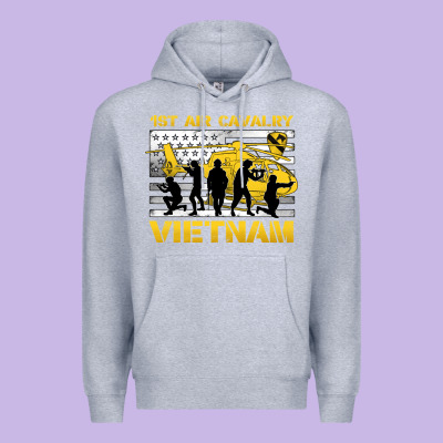 1st Air Cavalry Vietnam Veteran Premium Hoodie Designed By Jasminsmagicworld