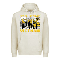 Oatmeal Heather 1st air cavalry vietnam veteran Premium Hoodie - Jasminsmagicworld