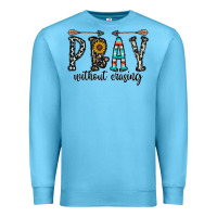 Ocean Blue pray whithout crasing Premium Sweatshirt - CowhideDigitalArt