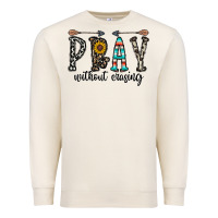 Sandshell pray whithout crasing Premium Sweatshirt - CowhideDigitalArt