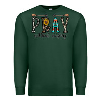 Sports Green pray whithout crasing Premium Sweatshirt - CowhideDigitalArt