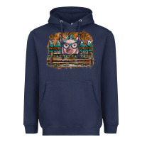 Navy mom pig Heavyweight Hoodie - SublimationCraftShop