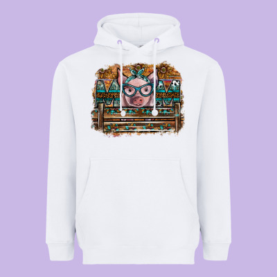 Mom Pig Heavyweight Hoodie Designed By Sublimationcraftshop