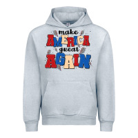 Heather Grey make america great again Urban Hoodie - MaliasSmallBusiness