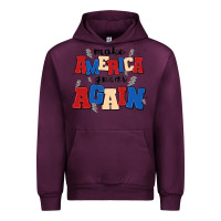 Mauve Wine make america great again Urban Hoodie - MaliasSmallBusiness