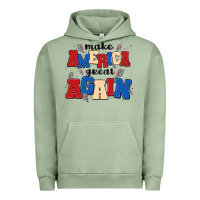 Pigment Oil Green make america great again Urban Hoodie - MaliasSmallBusiness