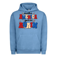 Pigment Pebble Blue make america great again Urban Hoodie - MaliasSmallBusiness