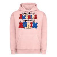 Pigment Salmon make america great again Urban Hoodie - MaliasSmallBusiness