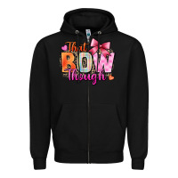 Black that bow though Zipper Hoodie - Zillion Design Studio