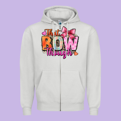 That Bow Though Zipper Hoodie Designed By Zillion Design Studio