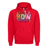 Red that bow though Zipper Hoodie - Zillion Design Studio