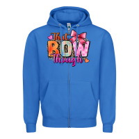 True Royal that bow though Zipper Hoodie - Zillion Design Studio